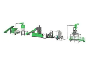 Ligne de Recyclage et Granulation des Plastiques